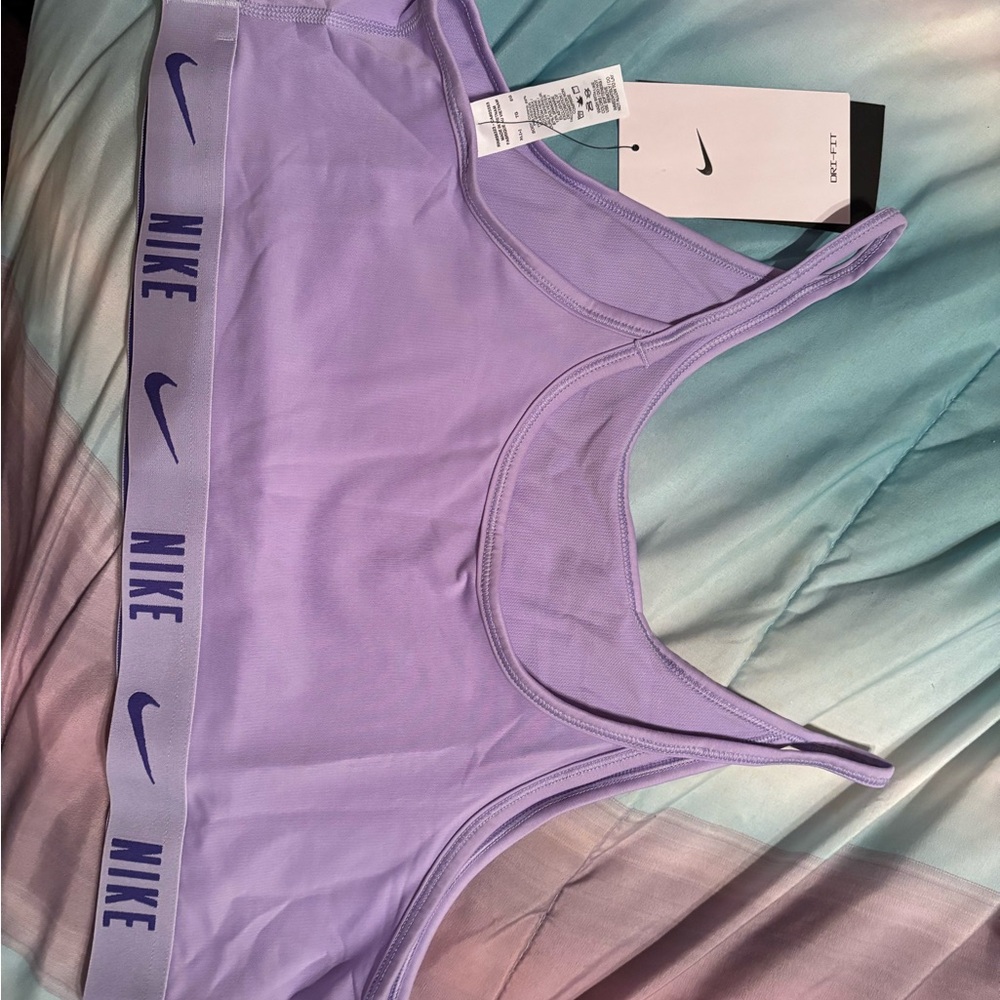 Nike  Girls Purple Sports Bra